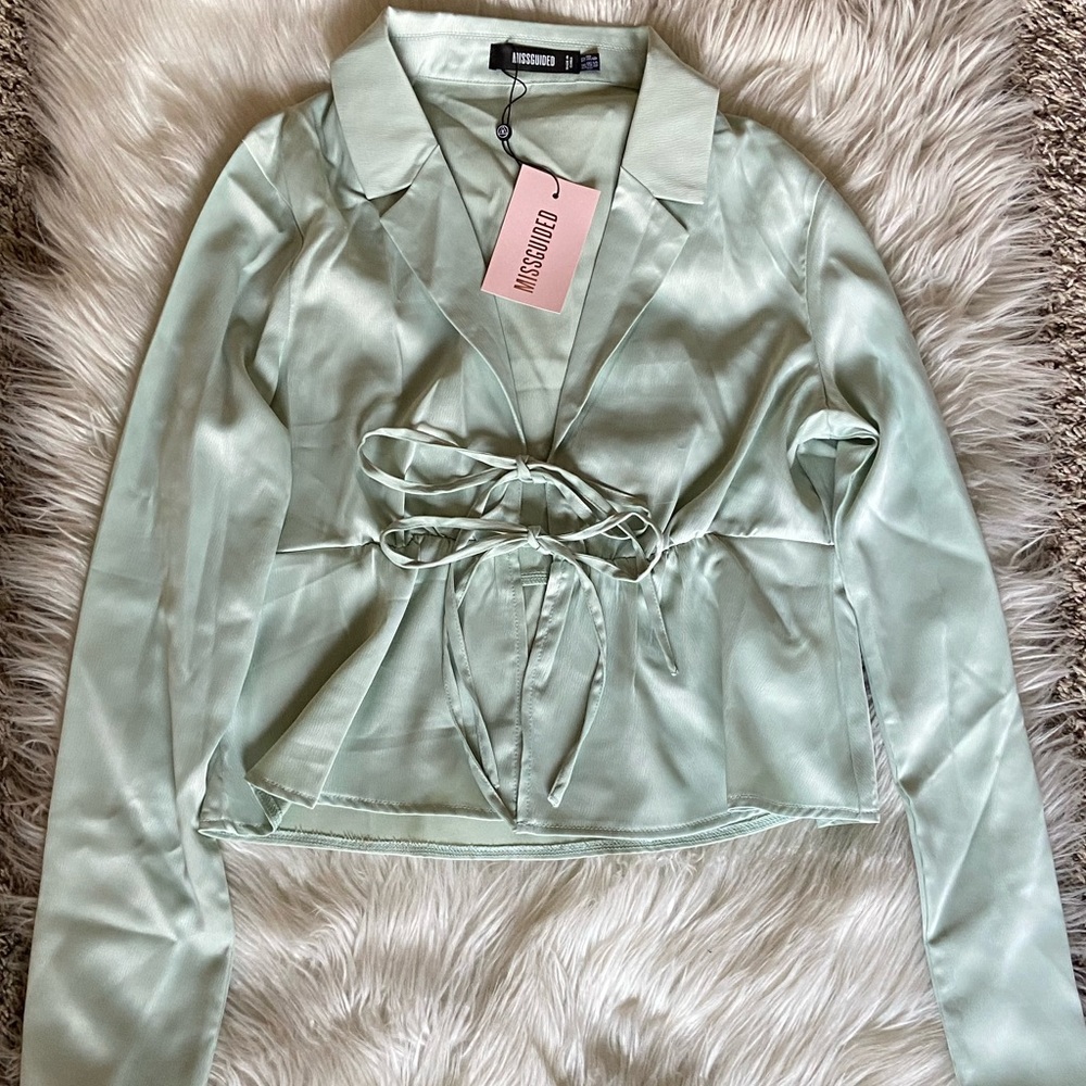 Sage Green Blouse 🌿